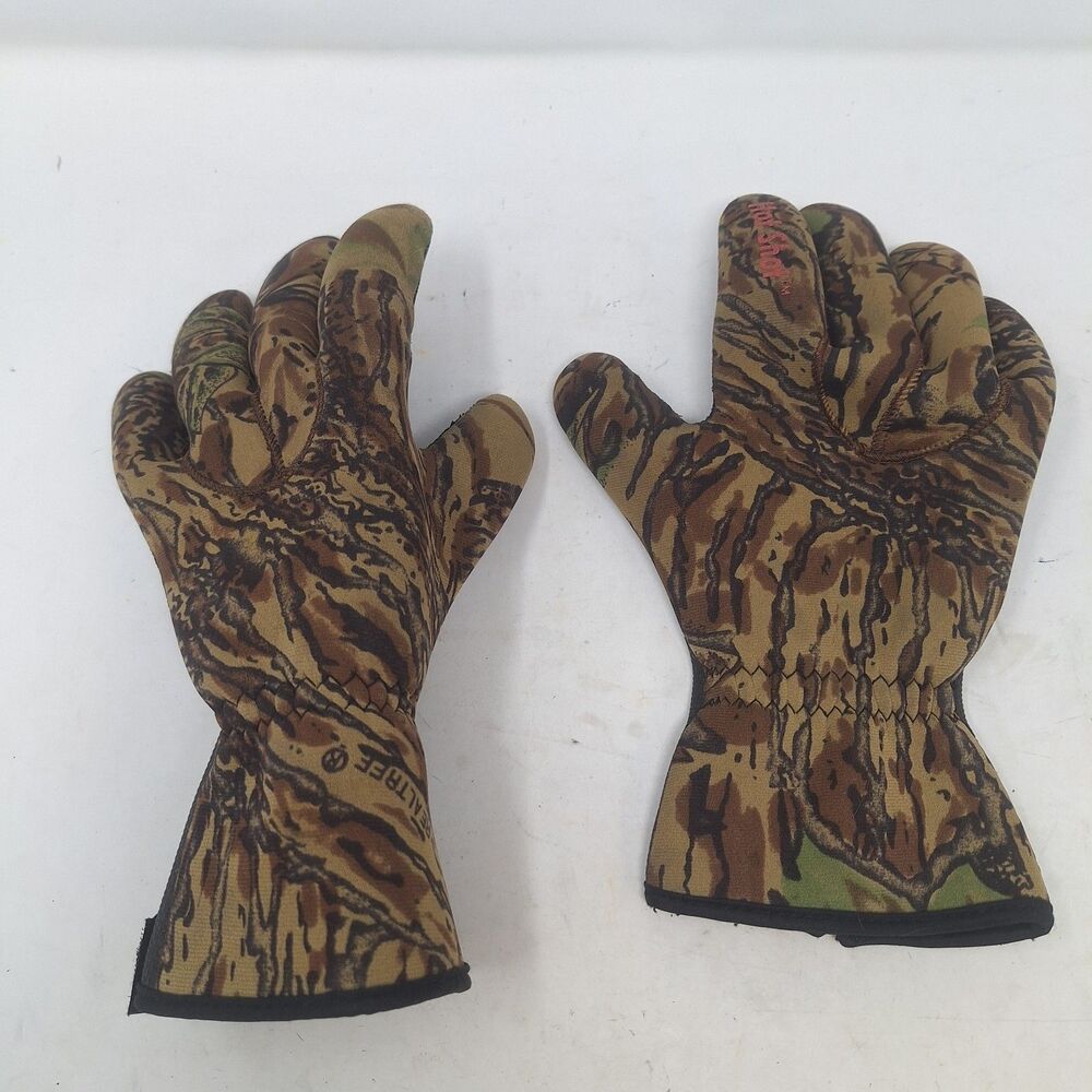 Hot Shot Realtree Camouflage Print Hunting Gloves Outdoor Insulated Camo Size XL
